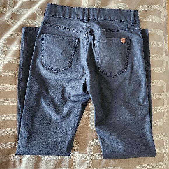 MASSIMO DUTTI SKINNY FIT BLACK THICK COTTON PANS NEW SIZE 4 - Picture 2 of 13